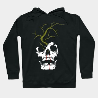 driftwood skull Hoodie